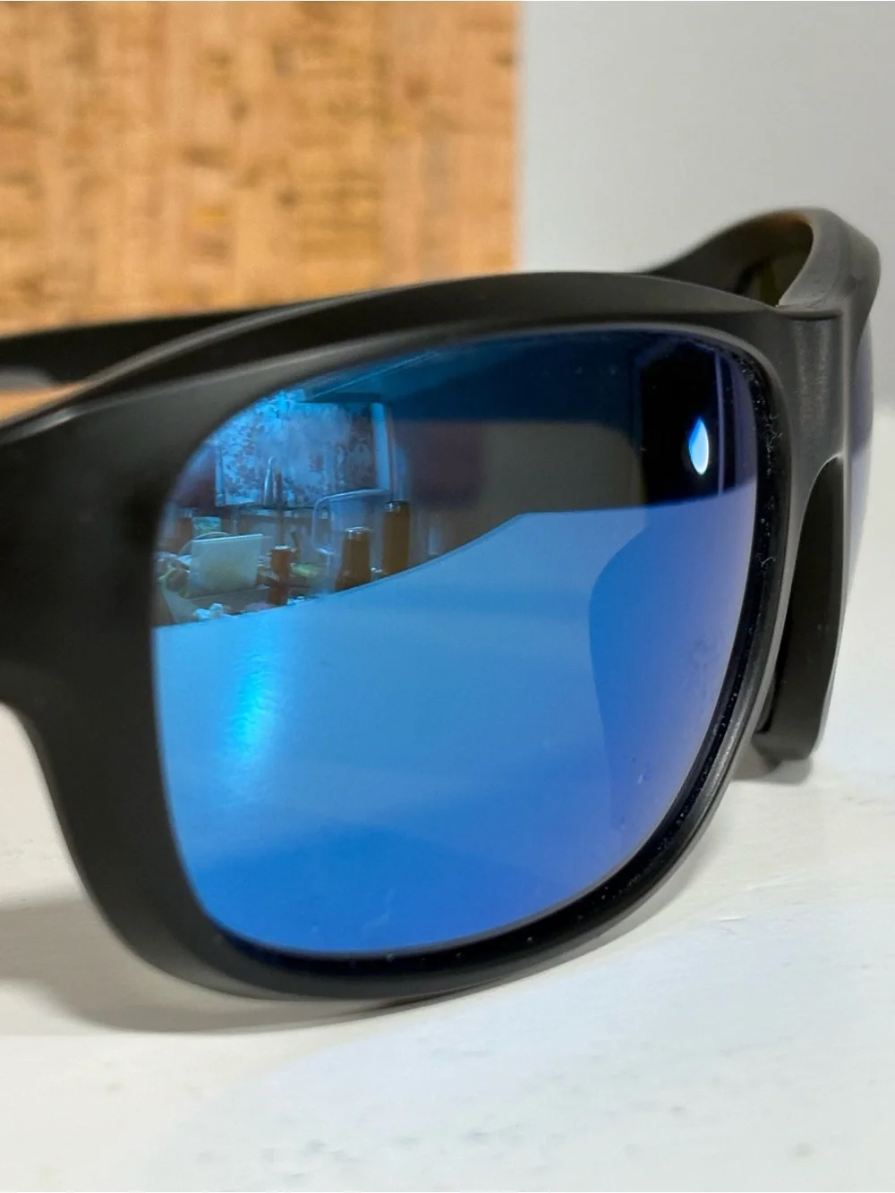 Costa Del Mar Clipperton Polarized Sunglasses - Matte Black / Blue Mirror (58mm)